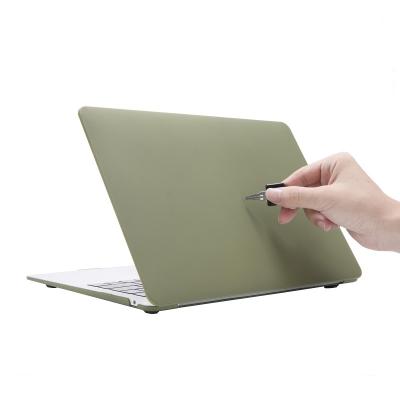 China High Quality Cream Coating Color Laptop Body Shell Notebook Case Cheap Price Rubber Laptop Sleeve Fit For Macbook 13 Case Hard PC Fashionalbe for sale