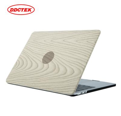 China Waterproof Laptop Protector 2022 PU Leather Laptop Sleeve, 13 Inch Laptop Protector 2 PCs Laptop Skin Sticker Cover Case Wood For Apple Macbook for sale