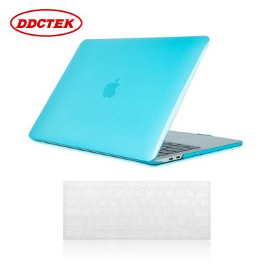 China Waterproof Plastic Crystal Laptop Cover Shell with Keyboard Protector for MacBook Pro Case for sale