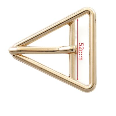 China Geometry Three Grade Backpack Buckle Lace #18 Bags Triangle Belt Metal Buckle Case Bag Clothing Accessories Buckle Lace #18 for sale