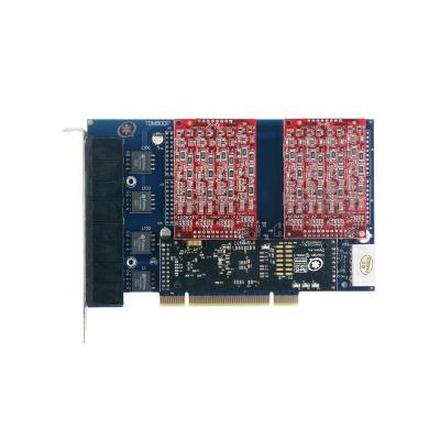 China TDM800P with 8 FXO and Echo Cancellation Module PCI Asterisk Analog PCI Card for IP PBX Digium Openvox TCOM FreePBX Interface TDM800EC_08 for sale