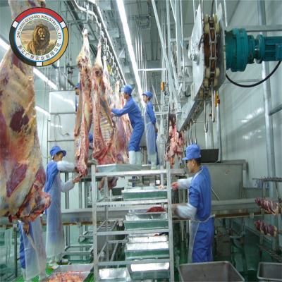 China Customized halal slaughter line livestock slaughterhouse slaughtering machine bleeding conveyor to slaughter machine for sale