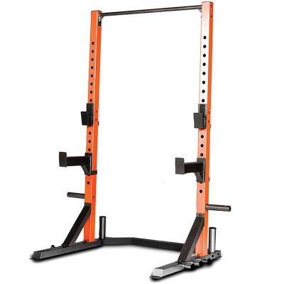 China Home Use SJ-8000 Crystal Sports Home Gym Power Folding Squat Rack with Pulley for sale