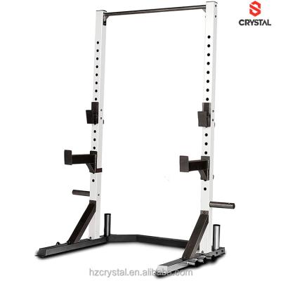 China SJ-8000 Crystal Sports Squat Rack Adjustable Home Use Squat Rack With Pulley for sale