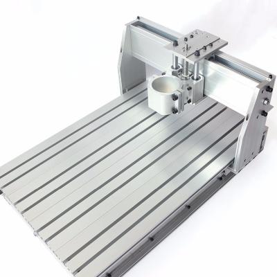 China Home Use 3 Axis 6040 CNC Router Home DIY Engraving Milling Machine Frame Kit With 80mm Mounting Flange for sale