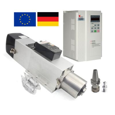 China EU 4.5KW 220V BT30 ATC Auto Tool Change Air Cooled Spindle Motor 24000rpm 800Hz ER25 Woodworking Machinery with 5.5KW Inverter VFD CNC Kit for sale