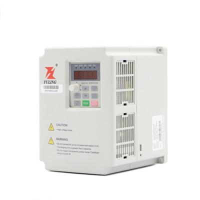 China FuLing Stable Variable Frequency 2.2kw Drive Inverter VFD 220V 380V 0-1000Hz For Spindle Speed ​​Control 170*135*125mm for sale