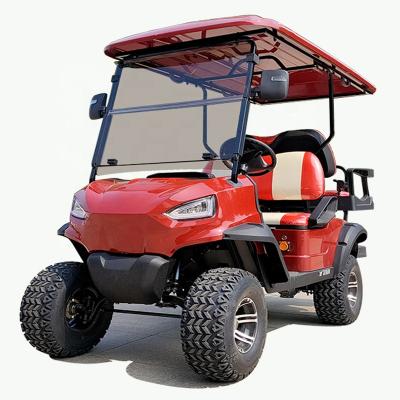 China Factory Price Four Wheel Car 4 Seater Off Road Buggy Electric Golf Cart For Sale 22x9.50-10 for sale