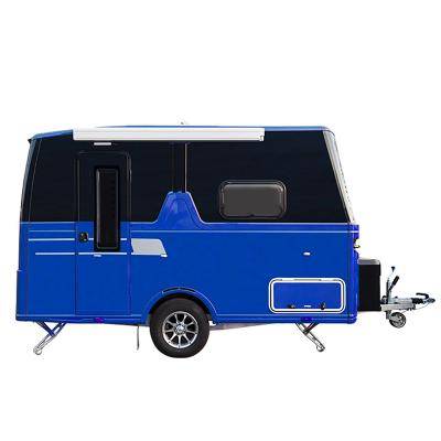 China Refrigerator factory direct sale standard rv camping trailer travel campervans offroad motorhome for sale