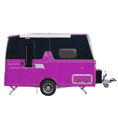 China Refrigerator factory direct sale camping caravan travel rv camper travel trailer mobile offroad motorhome for sale