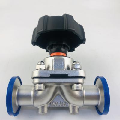 China DN10 1/2 Inch Manual Diaphragm Valve PC Hand Wheel for sale