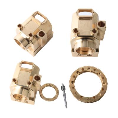 China Aluminum Factory Customize High Precision Heavy Lathe CNC Machining Turned Brass Machining Parts for sale