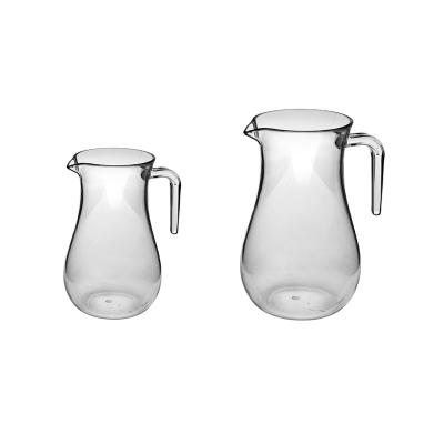 China Party Factory 580Ml 830Ml Professional PC Plastic Juice Pitcher Pc Drinking Tumblers Jugs for sale