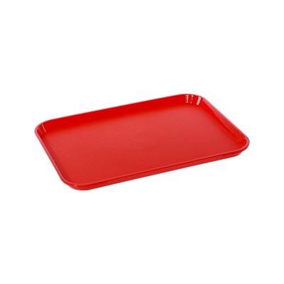 China No-slip Factory Modern Design Professional Plastic Rectangle Tray For Restaurant for sale