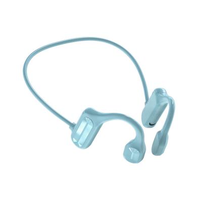 China Osteoconductive Sports Stereo Open Ear Plastic Bone Conduction Earbuds Low Latency With Microphone Radio Handsfree Headphones for sale