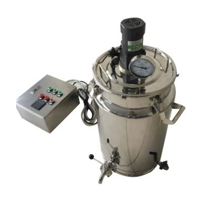 China Factory Heat Electric Liquid Sterilizer SS 304 Machine Customized Capacity 50L-1000L Pasteurization Pasteurizer With Pressure Meter for sale