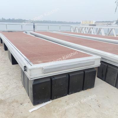 China Dique flotante de aluminio de Marine Bridge Floating Platform Approach del barco de Marine Ship Floating Dock Submarine en venta