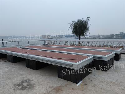 China Aluminum Floating Docks Marina Floating Bridge Yacht Floating Pontoon For Waterfront Project for sale