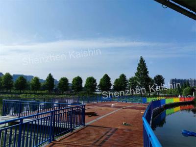 China Laminate Flooring Aluminum Floating Docks Marine Floating Pontoon Platforms en venta