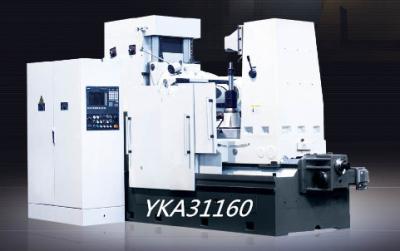 China Máquina que friesa del engranaje horizontal del CNC para los engranajes axiales, engranajes del disco, motor servo del eje del poder más elevado en venta