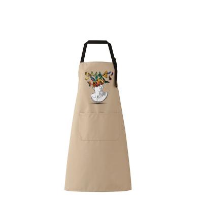 China Polyester skirt apron fashion custom canvas gift to tidy up/storage flower simple creative butterfly space increase apron for sale