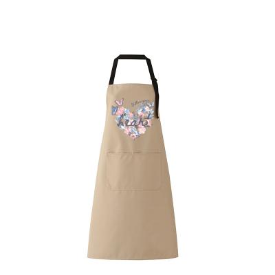 China Simple Tidy/Storage Polyester Skirt Apron Increases Space, Creative Flowers, Butterflies, Customized Canvas Apron, Trendy, Funny Gifts for sale