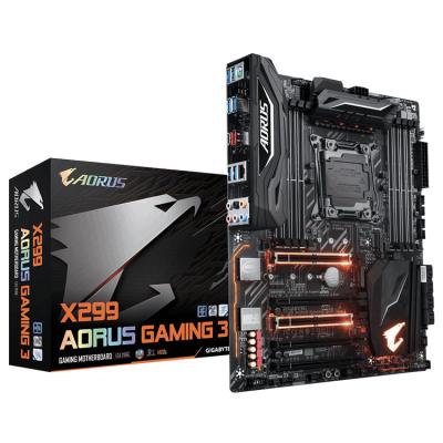 China GIGAOCTET X299 AORUS Gaming 3 Desktop Motherboard With Intel X299 Chipset LGA 2066 Supports Intel X-Series Processor Family for sale