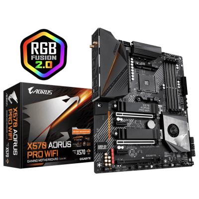 China Q-Flash GIGAOCTET X570 AORUS PRO WIFI Support With AMD X570 Chipset Supports 3rd 2nd Gen Ryzen Radeon Vega Graphics CPUs Gaming Motherboard for sale