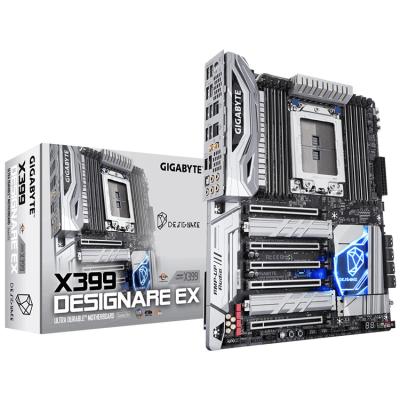 China Q-Flash EX GIGAOCTET X399 DESIGNARE Support With AMD X399 Chipset SocketTR4 Gaming Motherboard Supports AMD Ryzen Threadripper Processors for sale