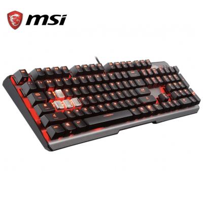 China MSI Gaming Stamina GK60 Mechanical Gaming Keyboard with Cherry MX Red Blue Switch and Red Backlight for sale