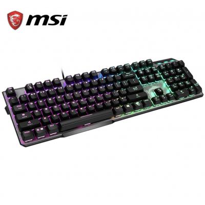 China MSI Gaming Stamina GK50 Elite Kailh Switches Blue Mechanical Gaming Keyboard With RGB Light for sale