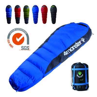 China Hybrid type waterproof adult outdoor ultralight warm sleeping bag can be customized for camping for sale