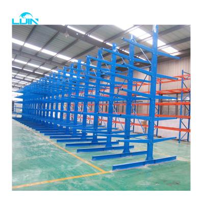 China Adjustable By Yourself Cantilever Racking Systems For Plywood Storage And Long Pipe Cantilever Rack Goods LIJIN Warehouse for sale