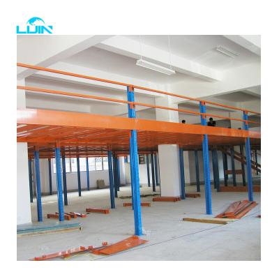 China LIJIN Corrosion Protection SHELF Steel Mezzanine Floor With High Quality For Warehouse Industrial Storage for sale