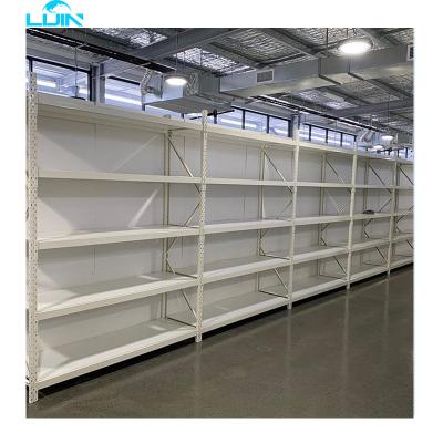 China LIJIN Warehouse Storage System SHELF Adjustable Cheap Light Duty Warehouse Storage Rack Steel Shelving Shelves for sale