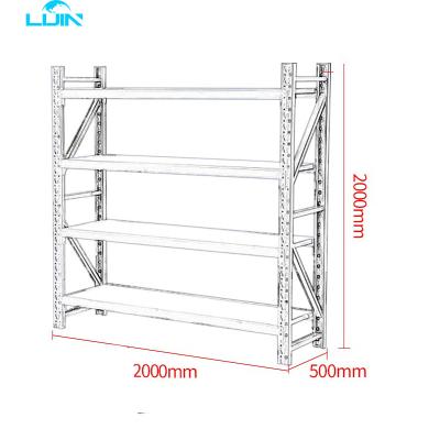 China Warehouse Storage System LIJIN Best Selling SHELF Metal Goods Heavy Duty Warehouse Medium Duty Racking for sale