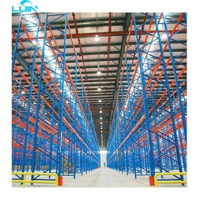 China Corrosion Protection LIJIN Warehouse Storage Rack System For Goods, Garment, Cloth Roll Storage for sale