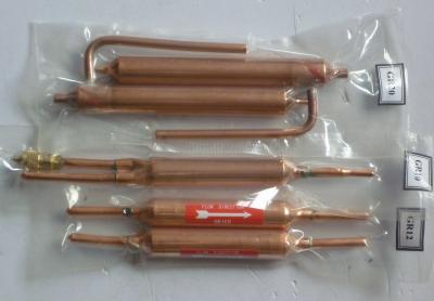 China R134a 3 hole welding type   refrigerator copper filter drier for sale