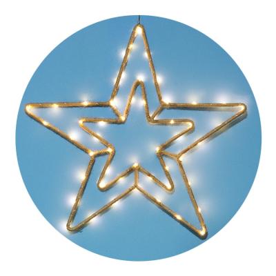 China 2022 Warm Double Star Mock-up Light Energy-saving Decorative Pendant Lamp for sale