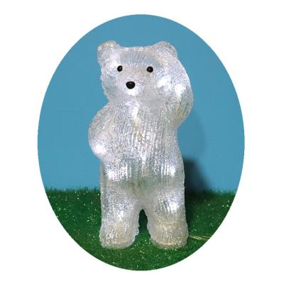 China Acrylic Bear Christmas Lights Decoration Supplies Outdoor Led Lights for sale