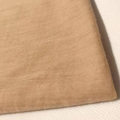 China 100%wool stretch knitted plain jersey fabric for summer clothes for sale