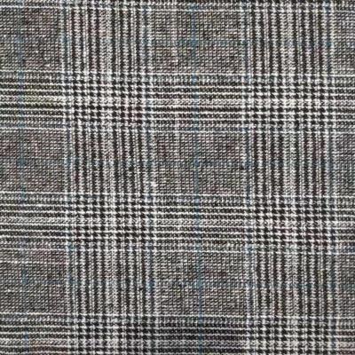 China New Arrival Plaid Houndstooth Tweed Wool Blended Woven Fabric For Suit Coat for sale