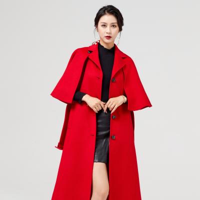 China Women's Wool Fashion Double Coats Women's Fashion Woolen Double Coats for sale