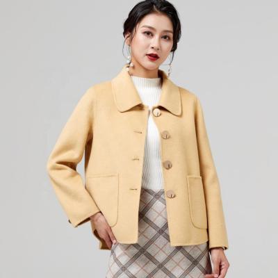 China Double Wool Women's Fashion Double Woolen Coats for sale