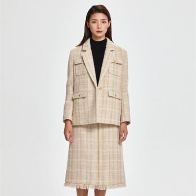 China 2019 Women's Breathable Fashion Woolen Suit for sale