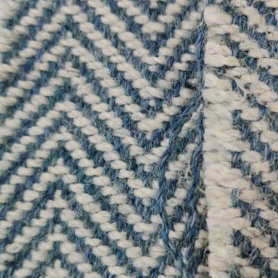 China WOVEN TEXTILE IN FISHBONE of organic WOOL for sale