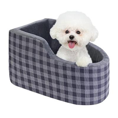 China Removable Washable Animal Booster Pet Dog Kennel Center Console Armrest Comfortable Car Cover Safety Small Seat For Cars Suv Trucks for sale