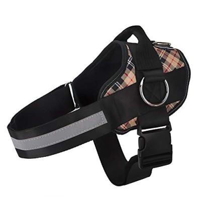 China Quick Release Fuli Pet Supplies Arnes Para Perro Heavy Duty Thoughtful Large Service K9 Dog Harness For Training for sale