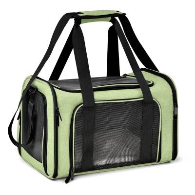 China Sustainable Fuli Airline Approved Soft-Sided Pet Travel Carrier For Dogs And Cats Carrier Bag for sale