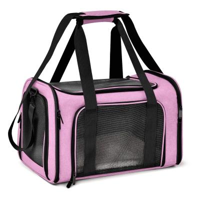 China Cat Carrier Airline Approved Soft Portable Collapsible Collapsible Folding Dog Carrier Bag Pet Carrier from Amazon Best Seller for sale